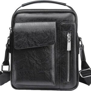 Classic Vintage Messenger Bag for Men - Practical & Chic Office Accessory
